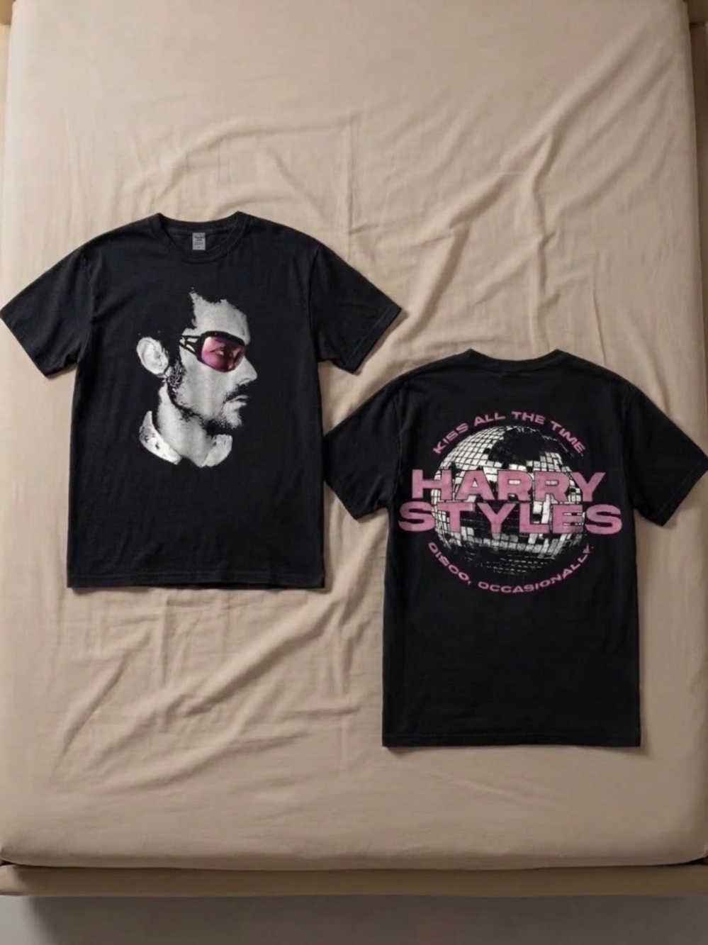 Harry Styles Shirt, Kiss All The Time Disco Ball, Madison Square Garden Shirt